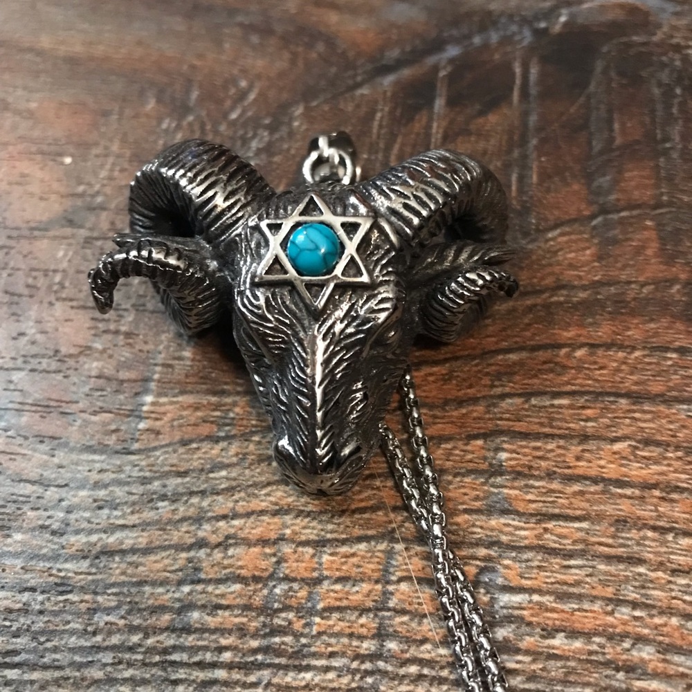 Ram head necklace